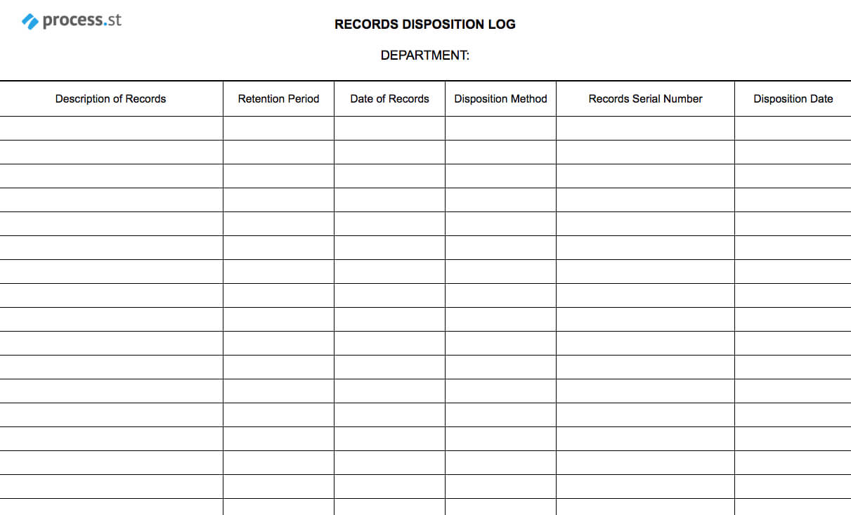 Records Disposal Checklist | Process Street With Regard To Certificate Of Disposal Template