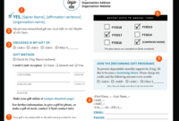 Reply Card Designs That Raise Money | Five Maples in Donation Cards Template