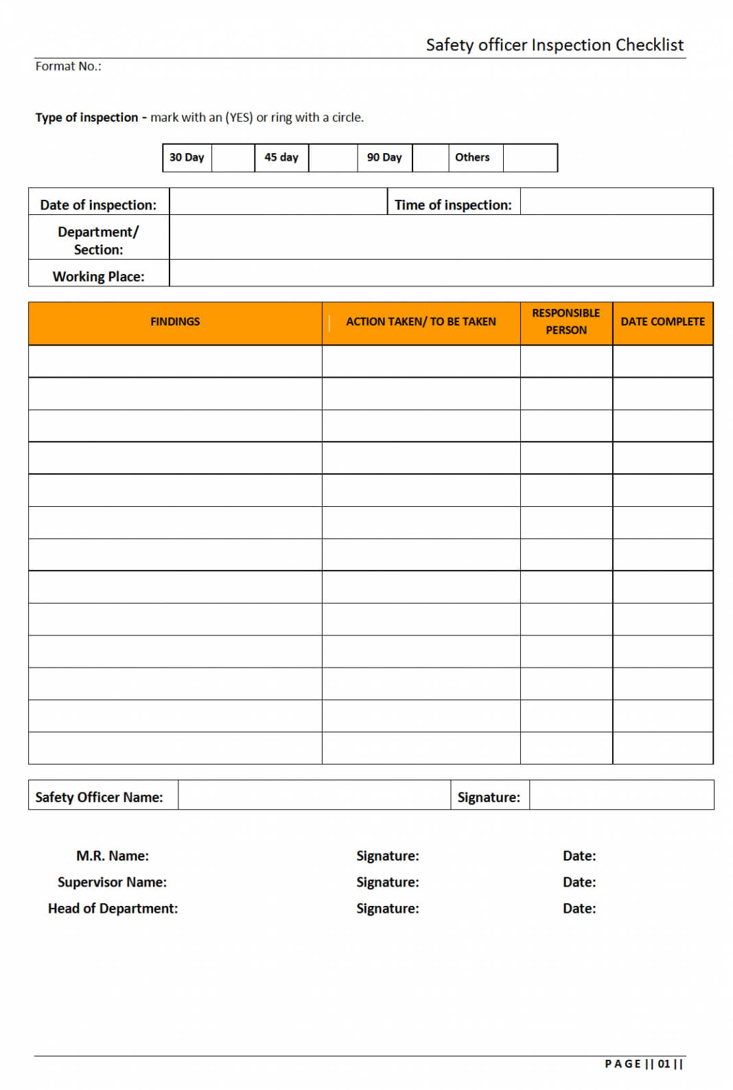 Report Examples Ehs Improvement Project Png Ample Afety Within Monthly Health And Safety Report Template