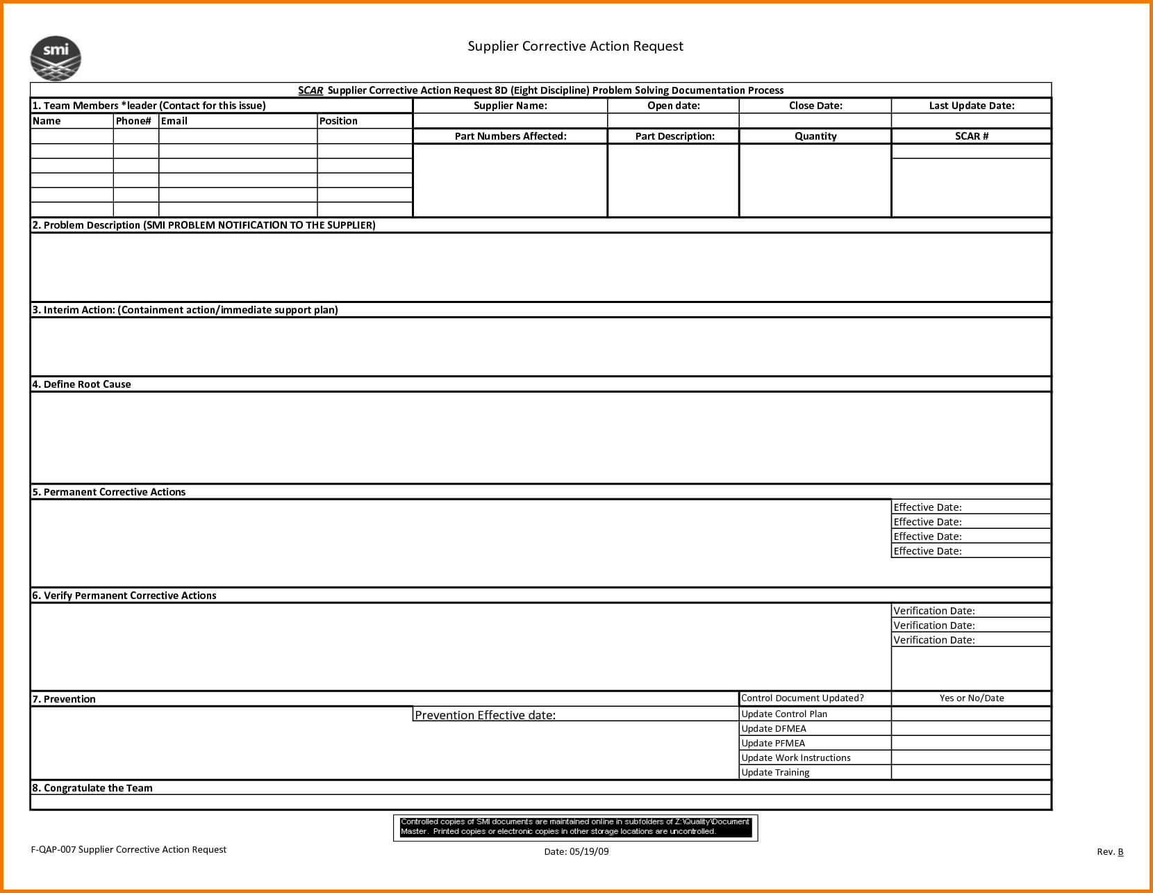 Report Template Ppt Word Free Excel Download Pdf Examples Pertaining To 8D Report Format Template