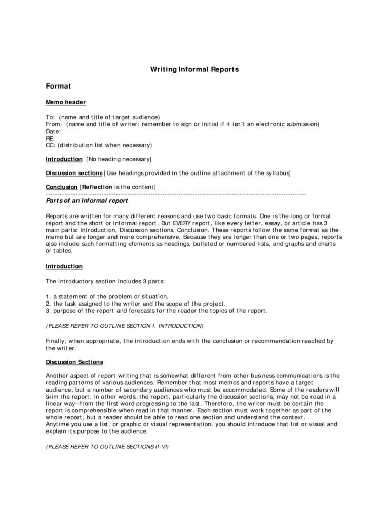 Report Writing Format – 3 Free Templates In Pdf, Word, Excel Pertaining To Report Writing Template Download