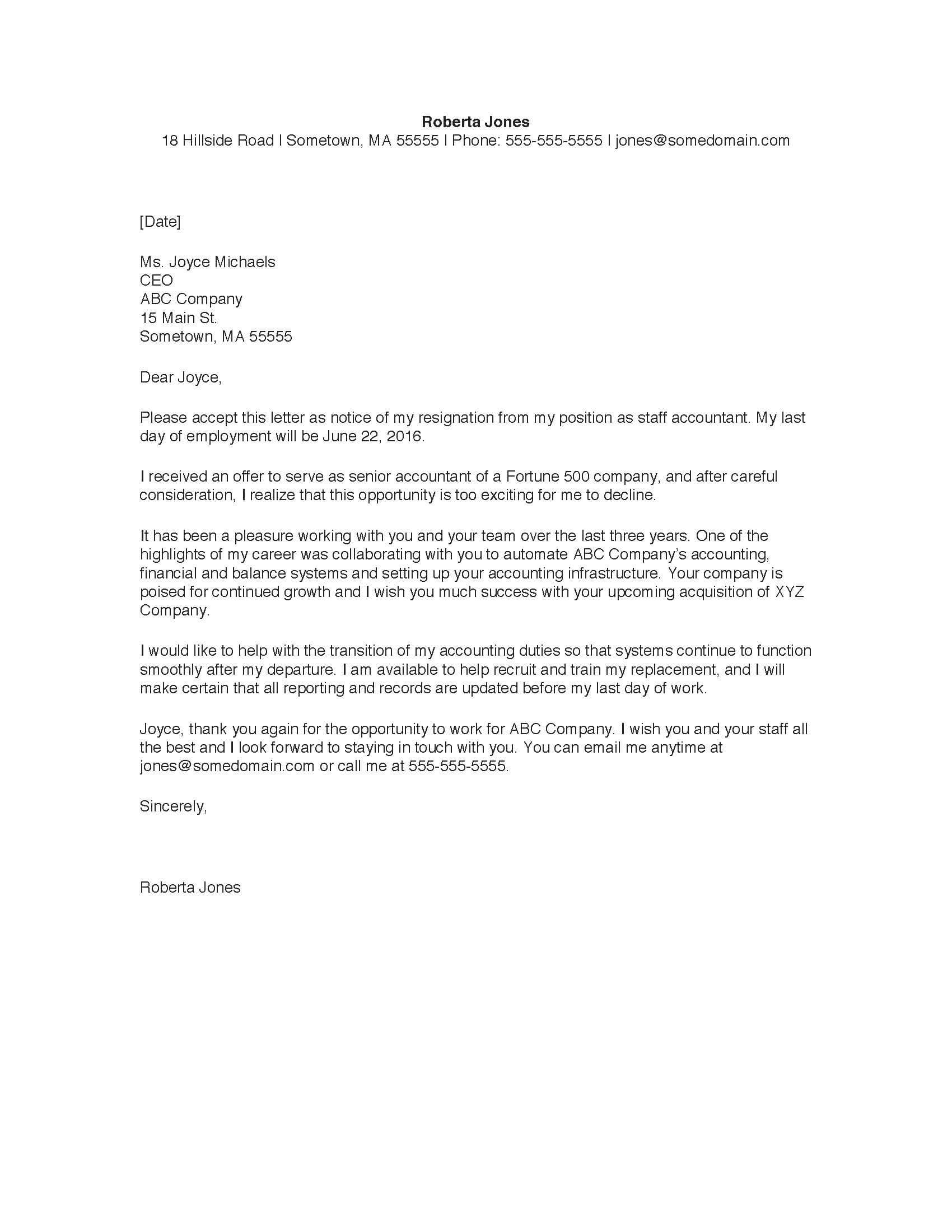 Resignation Letter | Monster Pertaining To 2 Weeks Notice Template Word