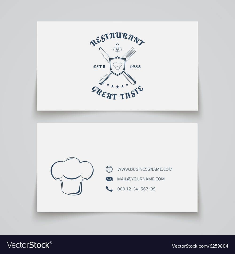 Restaurant Business Card Template For Frequent Diner Card Template