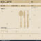 Restaurant Recipe Kitchen Note Template Menu Stock Vector With Regard To Restaurant Recipe Card Template