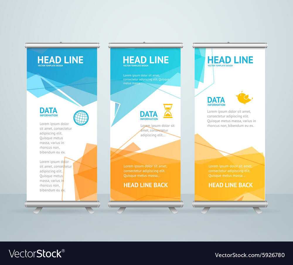 Roll Up Banner Stand Design For Pop Up Banner Design Template