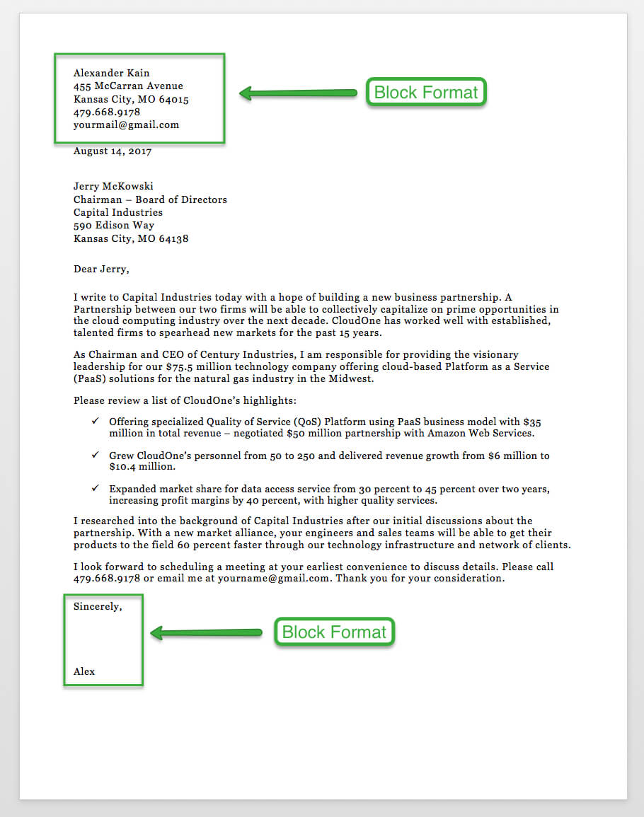 Sample Business Letter Format | 75+ Free Letter Templates | Rg With Regard To Modified Block Letter Template Word
