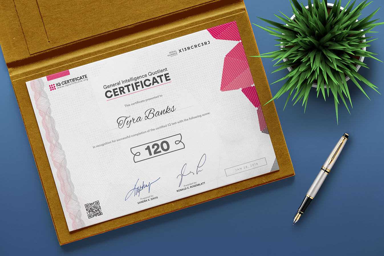 Sample Iq Certificate - Get Your Iq Certificate! Throughout Iq Certificate Template