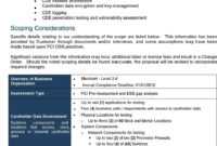 Sample Statement Of Work - Pdf Free Download with Pci Dss Gap Analysis Report Template