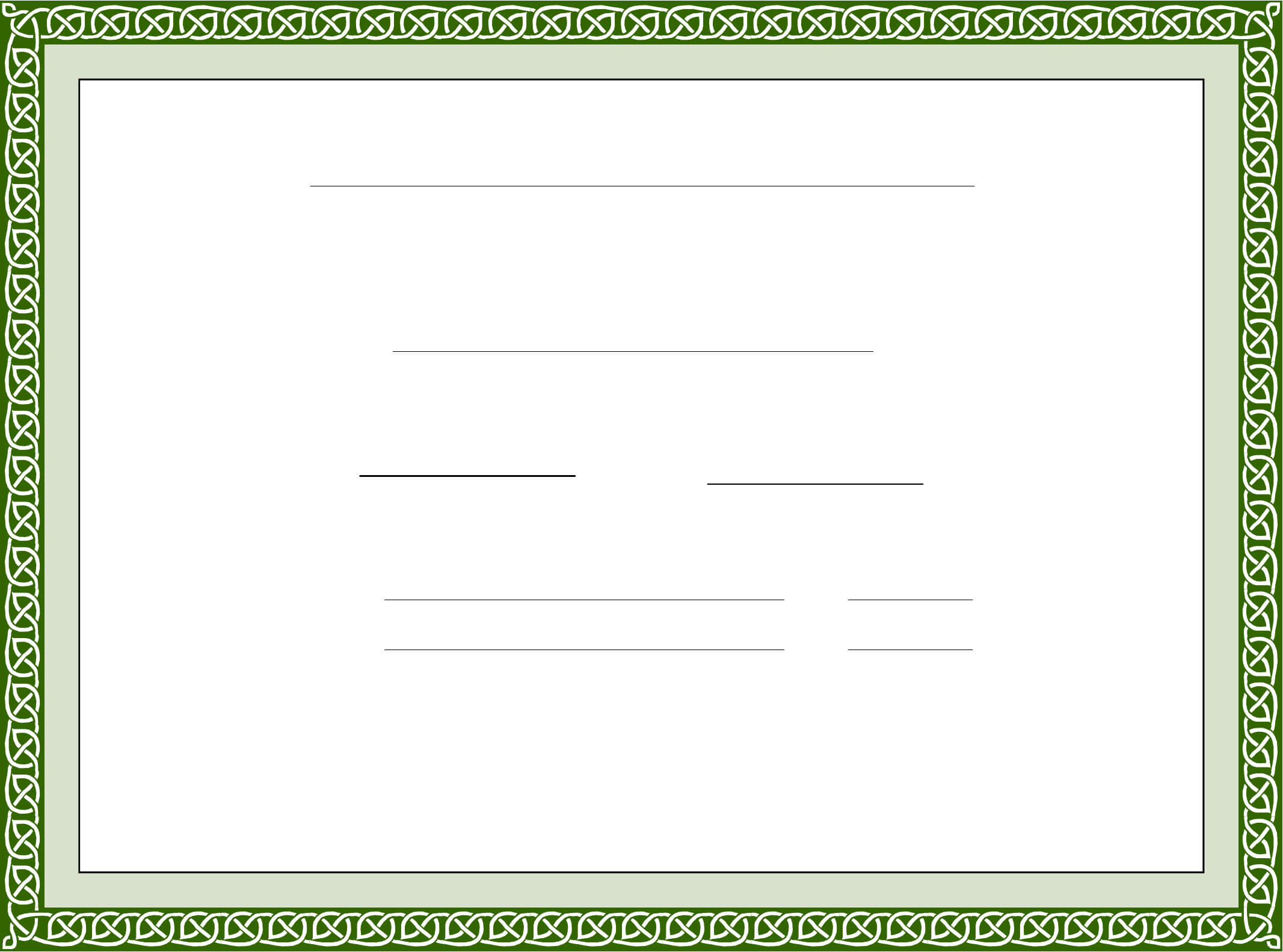 Sample Training Completion Certificate Template Free Download With Regard To Blank Certificate Templates Free Download