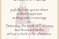 Sample Wedding Invitation Card : Sample Wedding Invitation intended for Sample Wedding Invitation Cards Templates