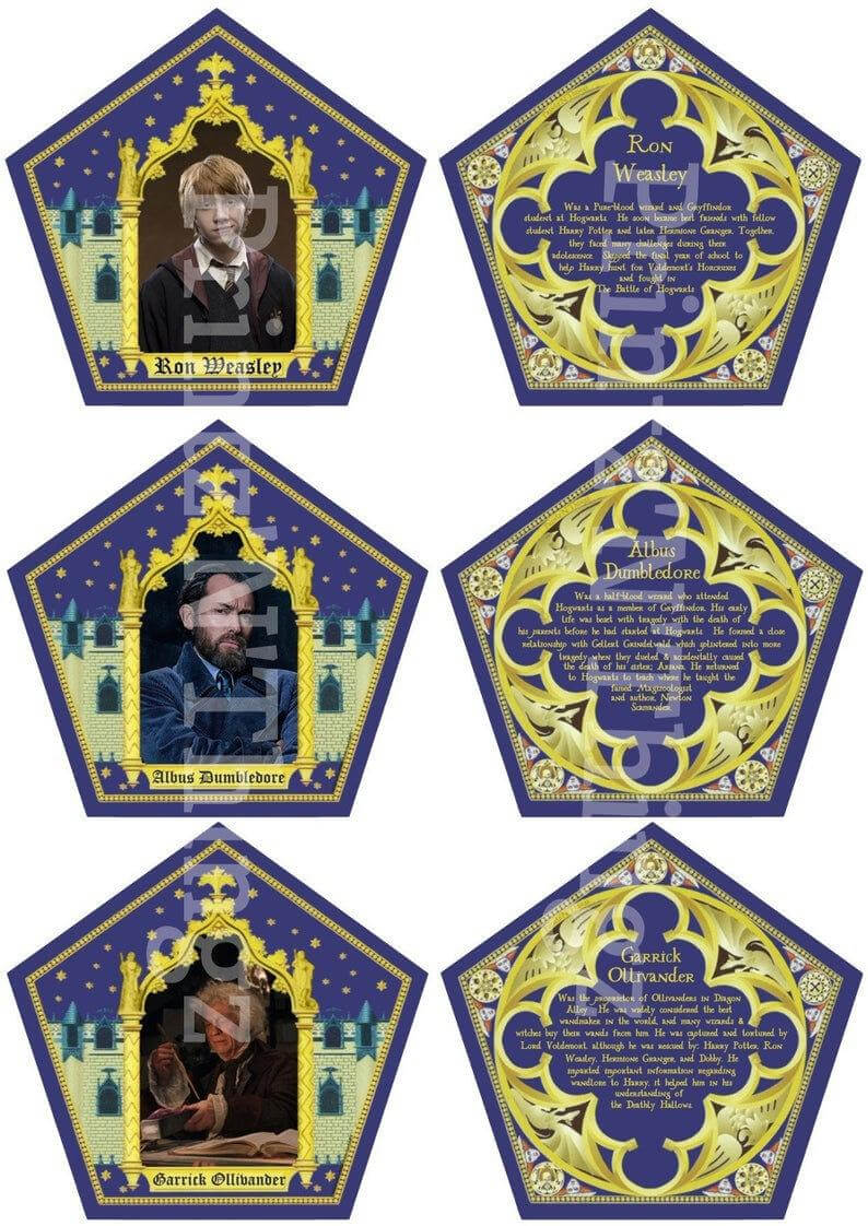 Sassy Printable Chocolate Frog Cards | Rodriguez Blog Pertaining To Chocolate Frog Card Template