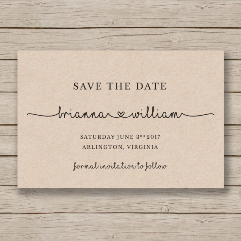 Save The Date Template Word Professional Template