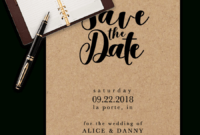 Save The Date Templates For Word [100% Free Download] within Save The Date Template Word