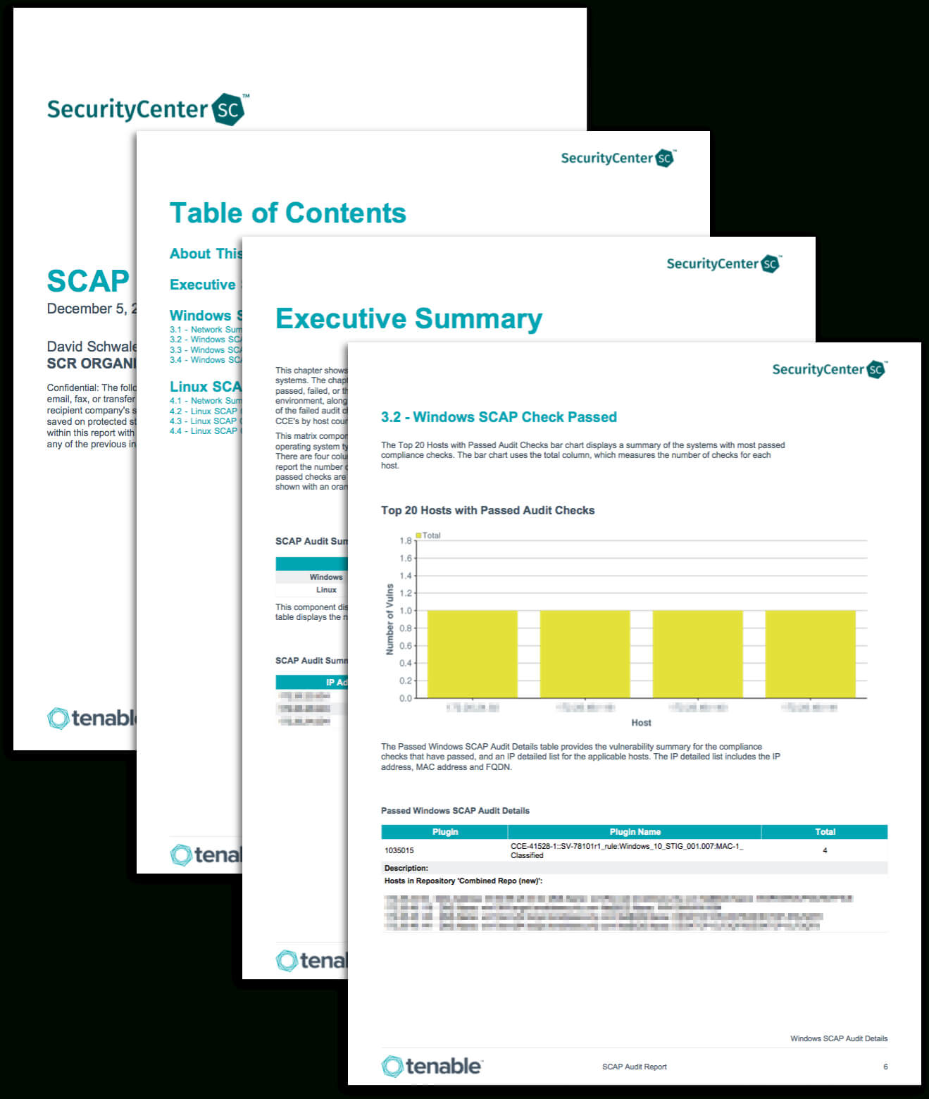 Scap Audit Report – Sc Report Template | Tenable® In Data Center Audit Report Template