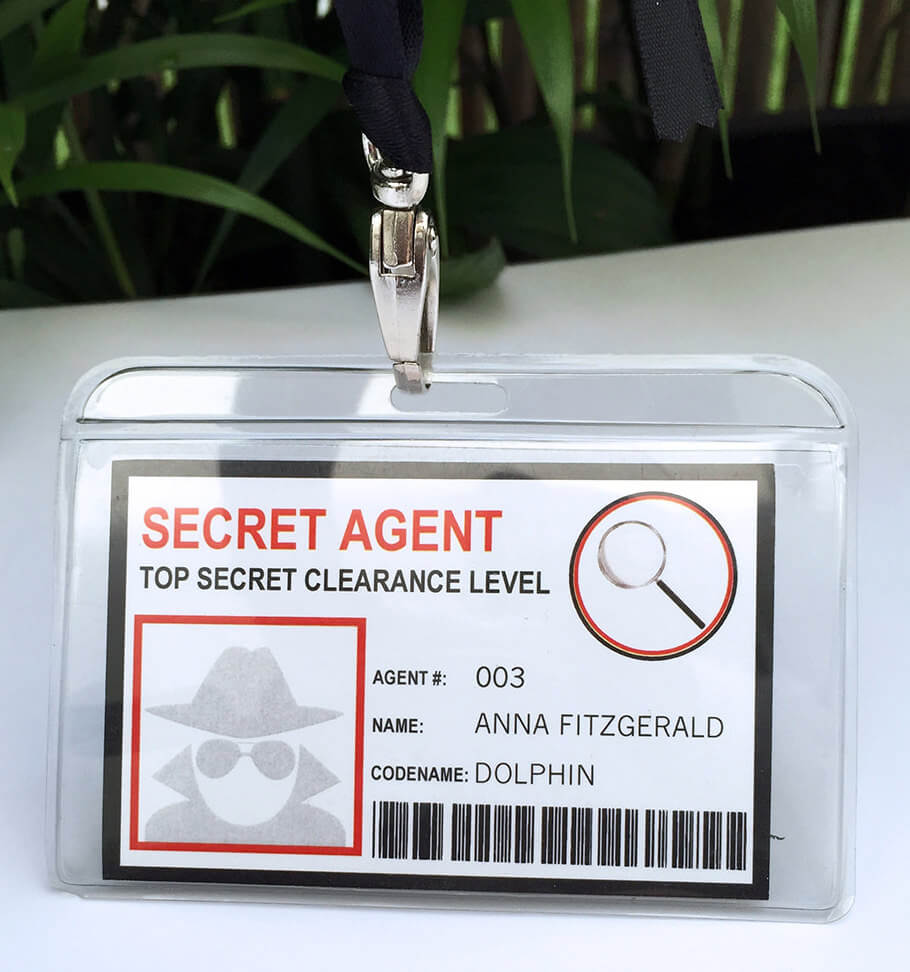 Secret Agent Id Card Template ] – 30 Blank Id Card Templates Pertaining To Spy Id Card Template