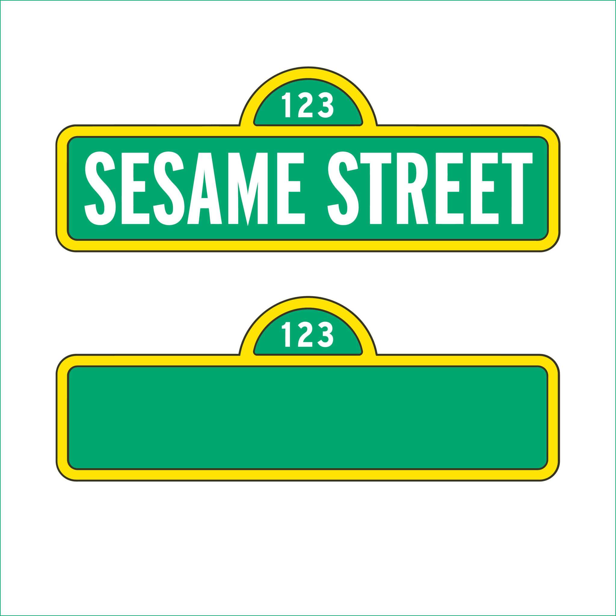 Sesame Street Logos Within Sesame Street Banner Template - Professional ...