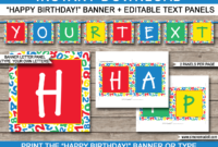 Sesame Street Party Banner Template pertaining to Sesame Street Banner Template