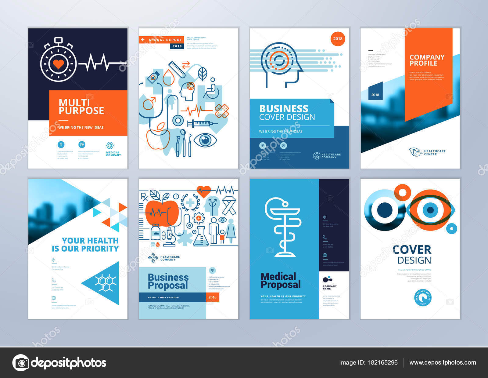 Set Medical Brochure Annual Report Flyer Design Templates For Pharmacy Brochure Template Free