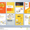 Set Of Brochure Design Templates On The Subject Of Education Intended For School Brochure Design Templates