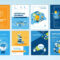 Set Of Brochure Design Templates On The Subject Of Education,.. With Brochure Design Templates For Education