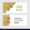 Set Of Gift Voucher Card Template Advertising Or within Advertising Card Template