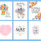 Set Of Mother's Day Cards Templates With Quotes In Portuguese Within Mothers Day Card Templates