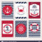 Set Of Nautical And Marine Banners And Flyers. Elegant Card Inside Nautical Banner Template