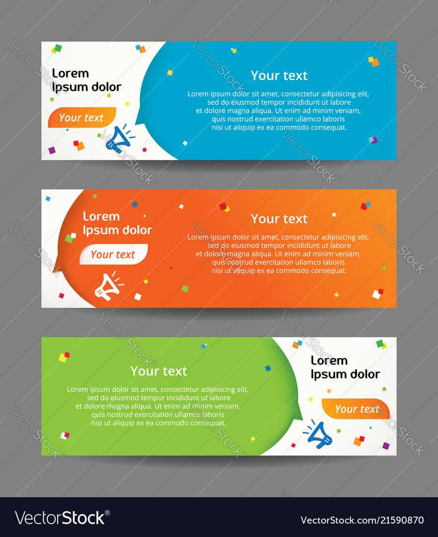 Set Of Web Banner Templates In Free Website Banner Templates Download