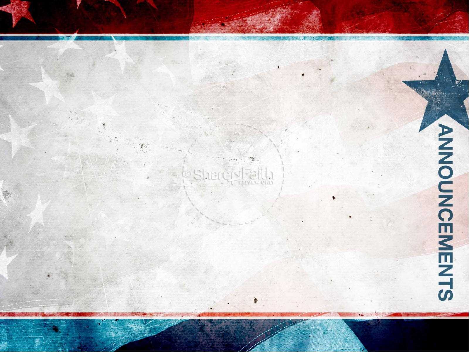 Sharefaith: Church Websites, Church Graphics, Sunday School Intended For Patriotic Powerpoint Template