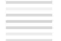 Sheet Music Template Blank For Word Free Pdf Spreadsheet with Blank Sheet Music Template For Word