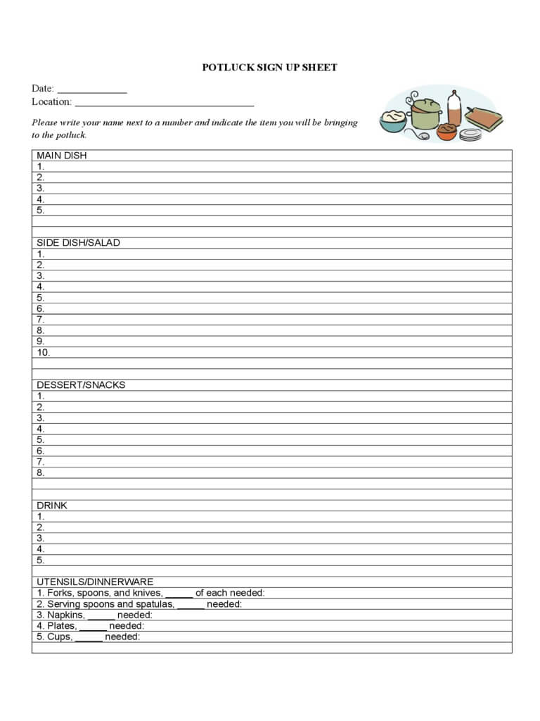 Sign Up Sheet – 4 Free Templates In Pdf, Word, Excel Download Intended For Free Sign Up Sheet Template Word