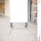 Signboard Stand Mock Up. White Banner Template In The Street With Street Banner Template