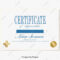 Simple Certificate Certificates Design Vector Material Within Update Certificates That Use Certificate Templates