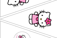 Simple Cute Hello Kitty Free Printable Kit. - Oh My Fiesta with Hello Kitty Banner Template