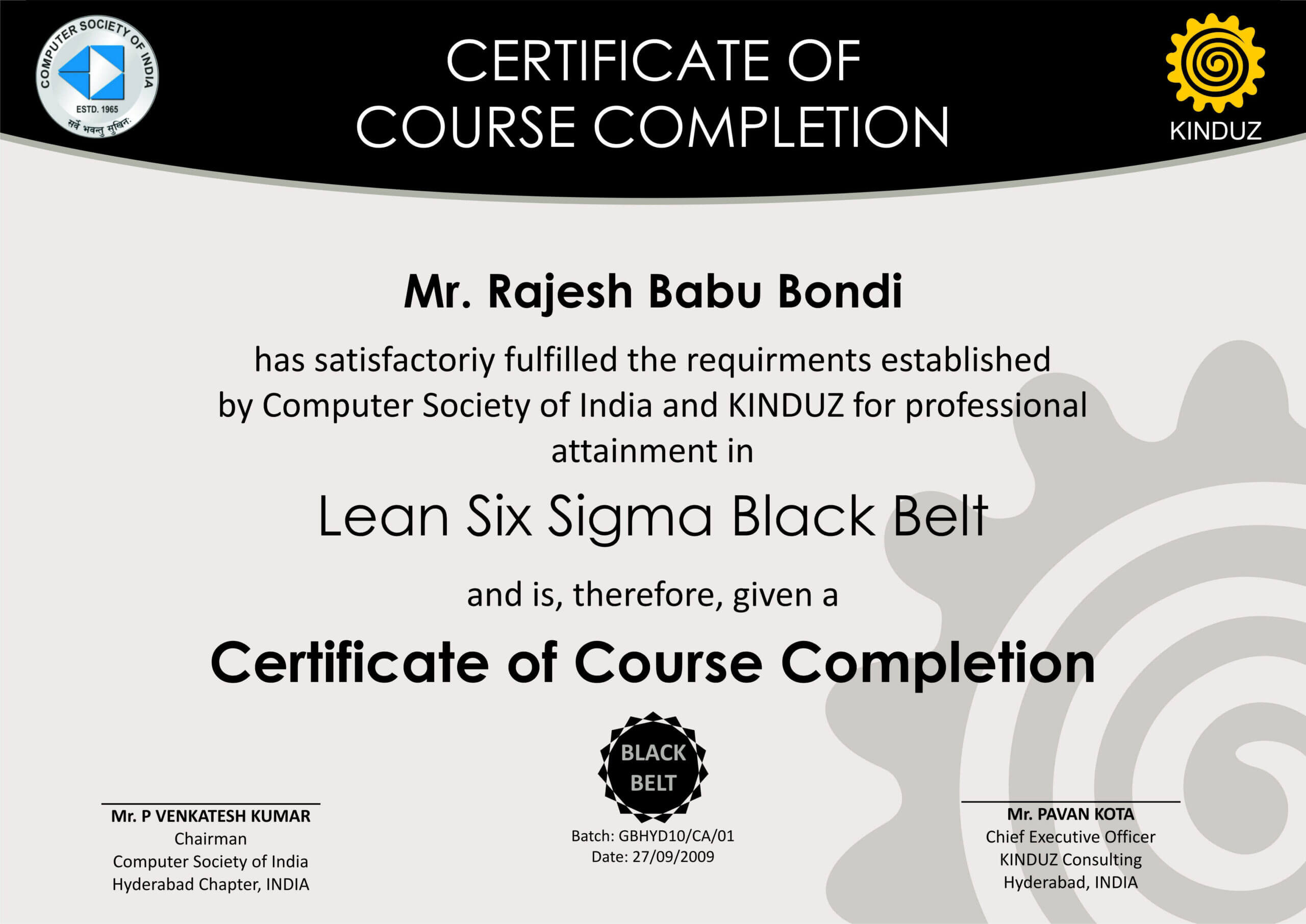 Six Sigma Black Belt Certificate Template – Carlynstudio Within Green Belt Certificate Template