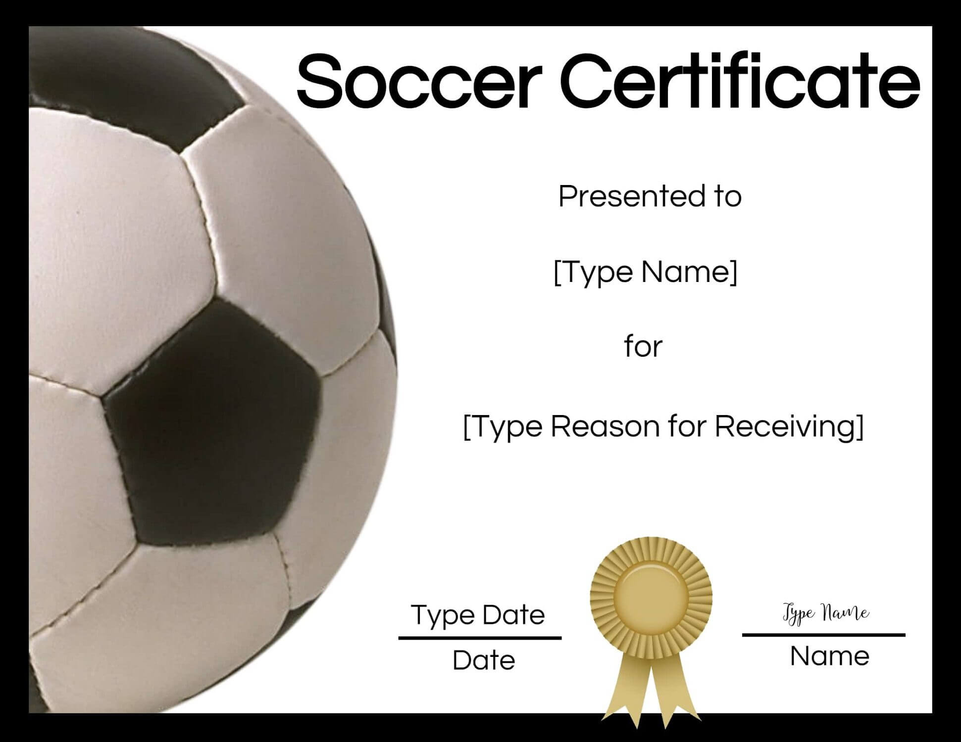 Soccer Award Certificates – Kids Learning Activity Pertaining To Soccer Award Certificate Template
