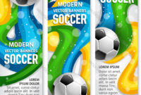 Soccer Ball Banner Of Football Sport Club Template for Sports Banner Templates