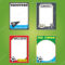 Soccer Futbol Trading Card Picture Frames — Stock Vector With Regard To Soccer Trading Card Template
