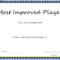 Sports – Most Improved Player Certificate Template – Sample Within Player Of The Day Certificate Template