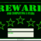 Star Reward Certificate | Templates At Allbusinesstemplates In Star Of The Week Certificate Template