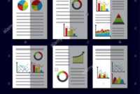 Statistics Data Business Report Template Style Charts And with Illustrator Report Templates