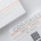Subtle Orange Business Card Template | Grimskull Art Within Qr Code Business Card Template