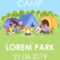 Summer Camp Brochure Template. Outdoor Recreation Flyer, Booklet,.. Pertaining To Summer Camp Brochure Template Free Download
