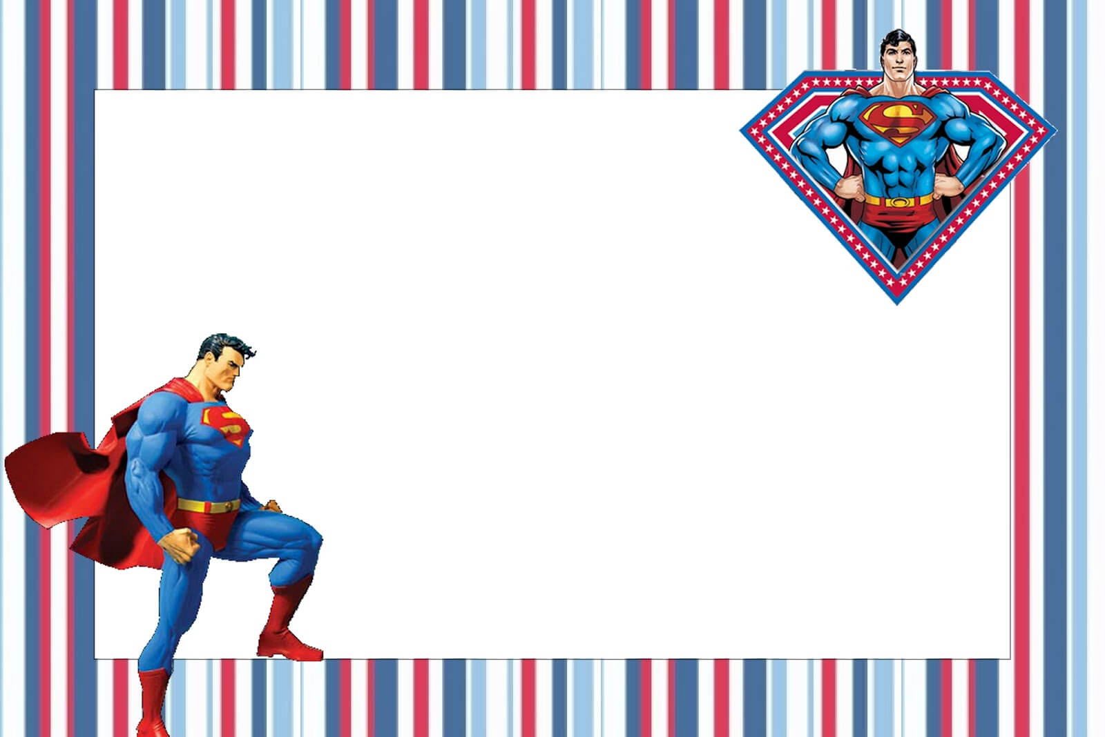 Superman Free Printable Invitations. – Oh My Fiesta! In English Pertaining To Superman Birthday Card Template