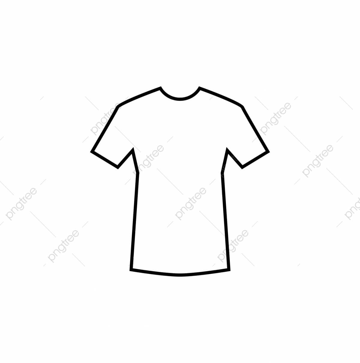 T Shirt Icon Design Template Vector Isolated, Vector, Shirt Pertaining To Blank T Shirt Outline Template