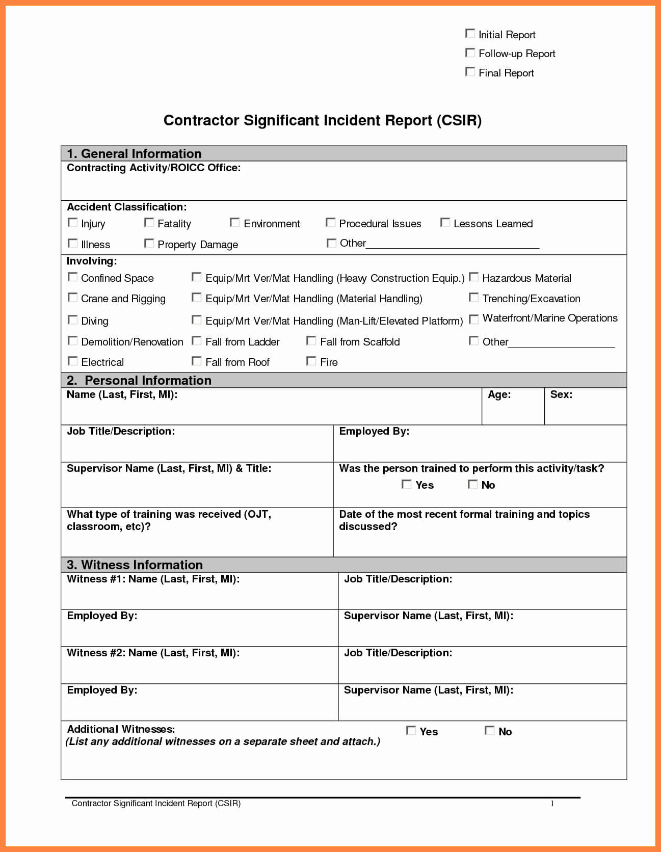 Technology Incident Report Template | Cialis Genericcheapest Intended For Incident Report Template Microsoft