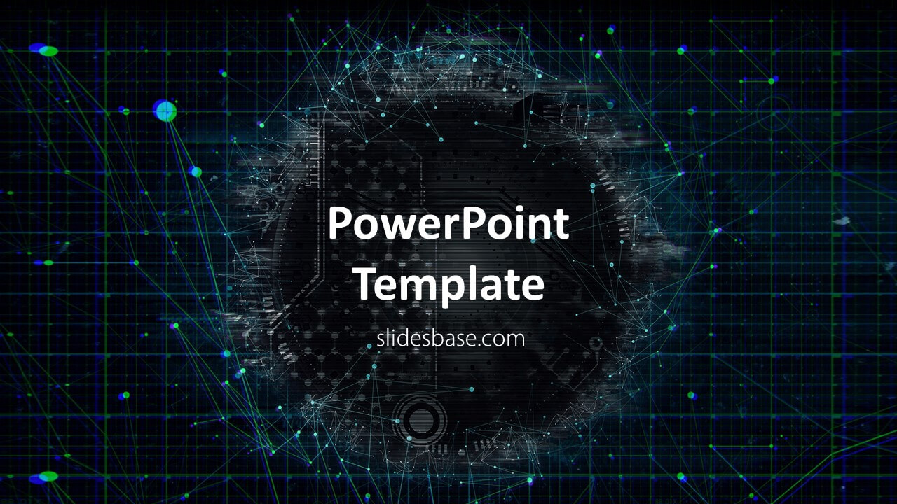 Technology Network Powerpoint Template In Powerpoint Templates For Technology Presentations