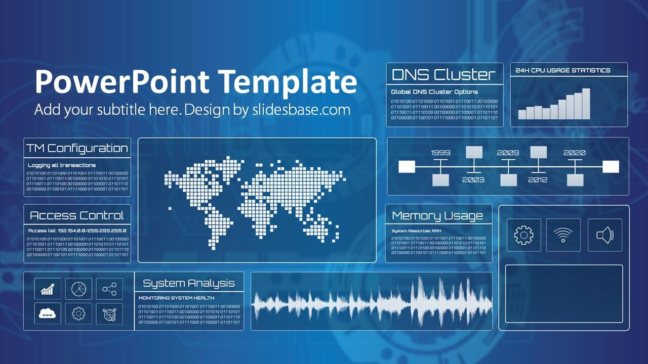 Technology Screen Powerpoint Template For Powerpoint Templates For Technology Presentations
