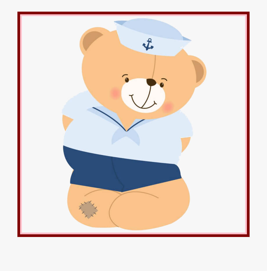 Teddy Bear Clipart No Background – Ursinho Marinheiro For Teddy Bear Pop Up Card Template Free