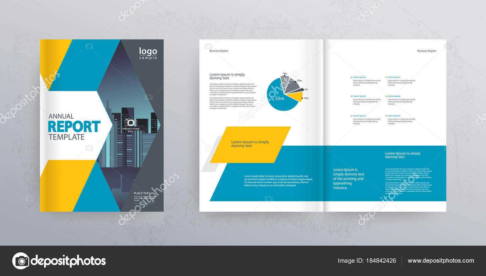 Template Layout Design Cover Page Company Profile Annual Throughout Cover Page For Annual Report Template